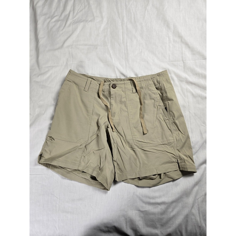 The North Face Cargo Shorts Womens 4 Beige Nylon Stretch Hiking Outdoor Summer - Picture 6 of 12